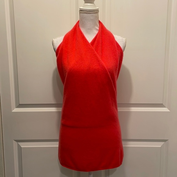 Cache Luxe 100% Cashmere Halter Tunic Sweater - Picture 1 of 8